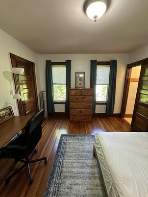 Bedroom, Home Office, Interior, Wood Texture Flooring