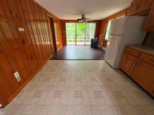Empty room, Interior, Wood Texture Flooring, Wooden Walls