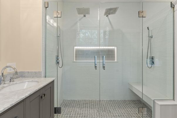 Bathroom, Glass Shower, Interior