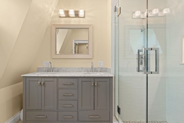 Bathroom, Glass Shower, Interior