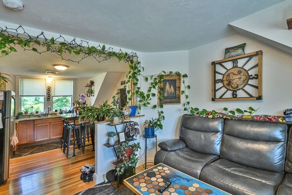 Interior, Kitchen, Living room, Wood Texture Flooring