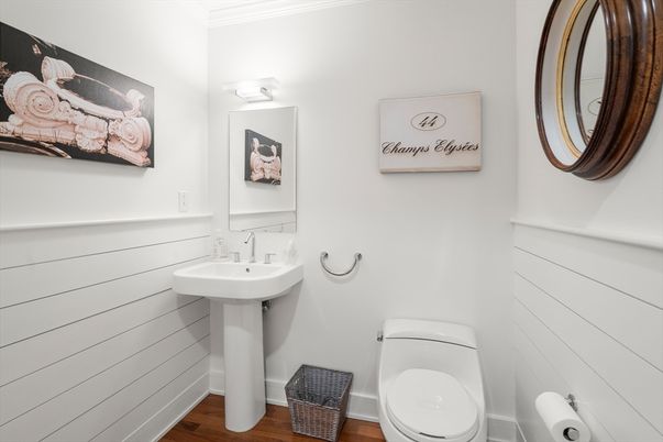 Bathroom, Interior, Wood Texture Flooring