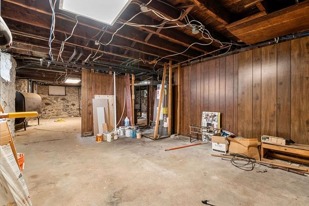 Interior, Stone Walls, Wooden Beams, Wooden Walls