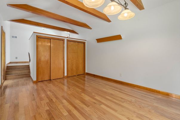 Empty room, Interior, Wooden Beams, Wood Texture Flooring