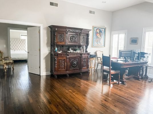 Home Office, Interior, Wood Texture Flooring