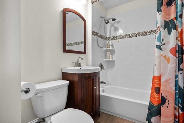 Bathroom, Interior, Wood Texture Flooring