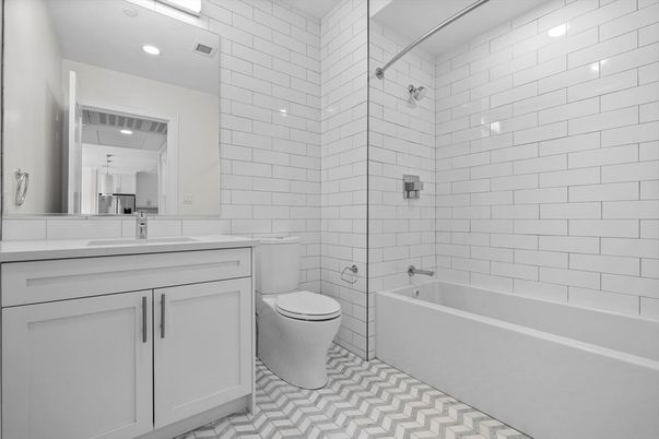 Bathroom, Interior, Recessed Lighting