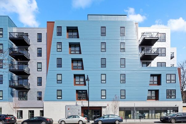 Exterior, Facade, Condo Building