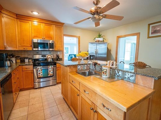 Interior, Kitchen, Recessed Lighting, Stainless Steel Appliances