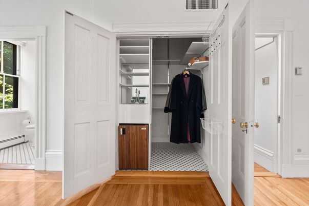 Interior, Walk-in Closets, Wood Texture Flooring