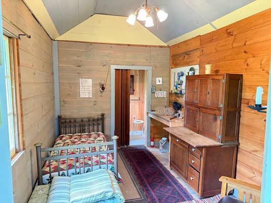 Bedroom, Interior, Wooden Walls