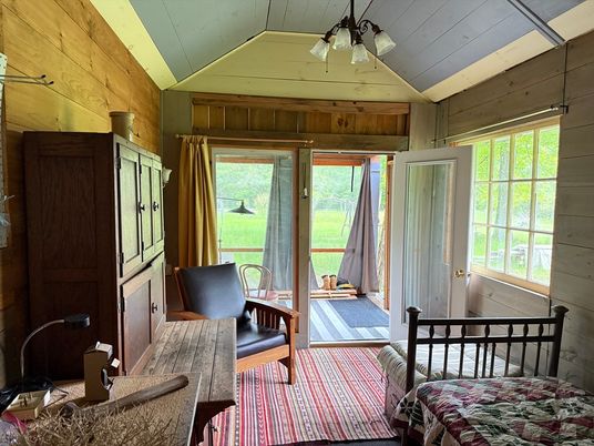 Bedroom, Interior, Wooden Walls
