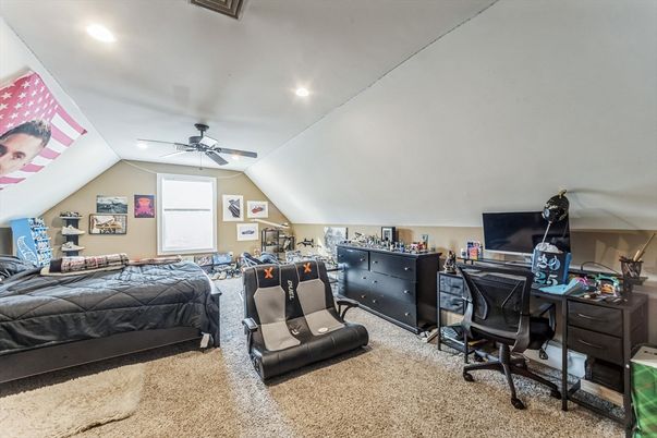 Bedroom, Home Office, Interior, Recessed Lighting