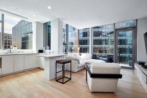 Interior, Recessed Lighting, Wood Texture Flooring