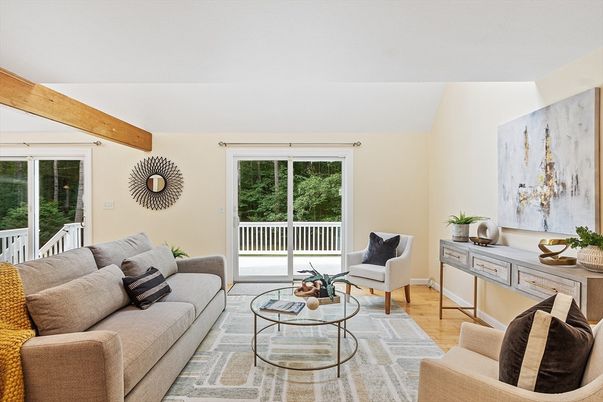 Interior, Living room, Wooden Beams, Wood Texture Flooring