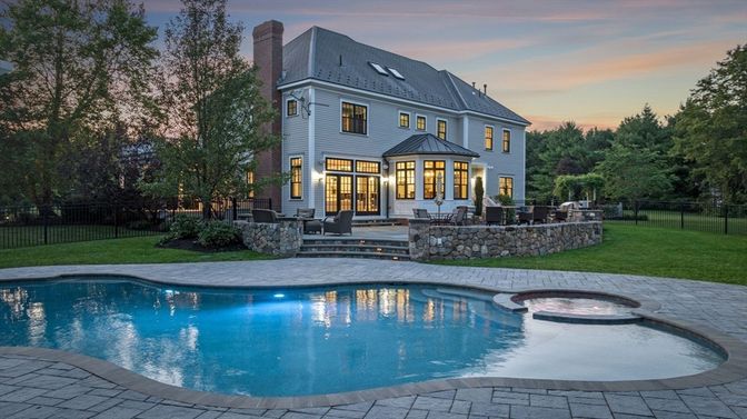 Exterior, Pool, Solar Panels