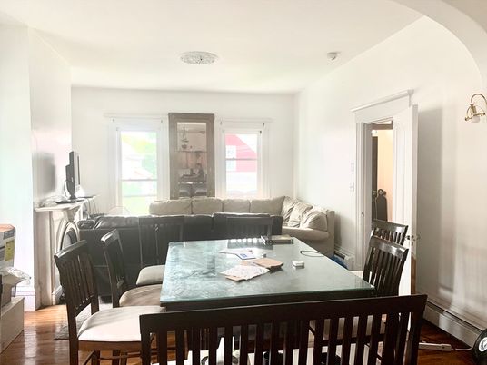 Dining room, Interior, Wood Texture Flooring