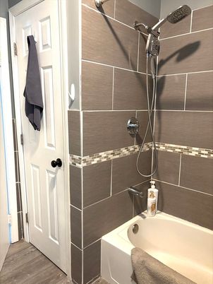 Bathroom, Interior, Wood Texture Flooring