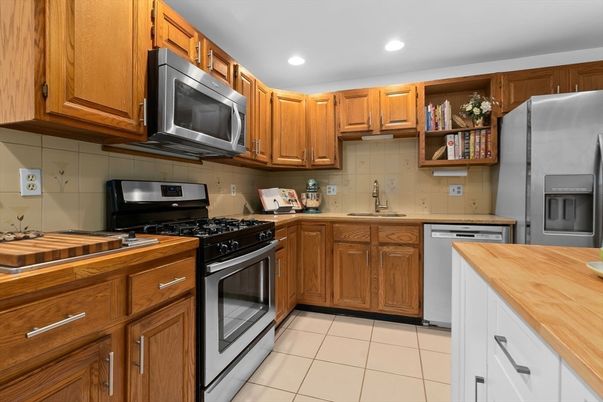 Interior, Kitchen, Recessed Lighting, Stainless Steel Appliances