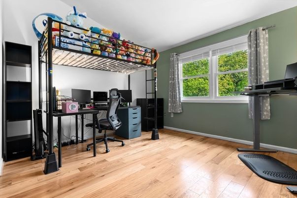 Home Office, Interior, Wood Texture Flooring