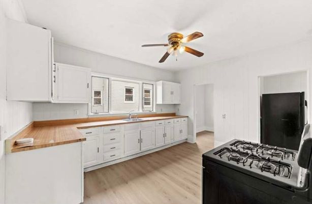 Interior, Kitchen, Wood Texture Flooring