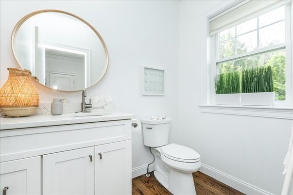 Bathroom, Interior, Wood Texture Flooring