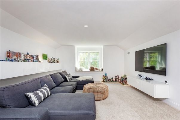 Interior, Living room, Recessed Lighting