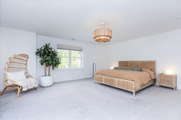 Bedroom, Chandelier, Interior