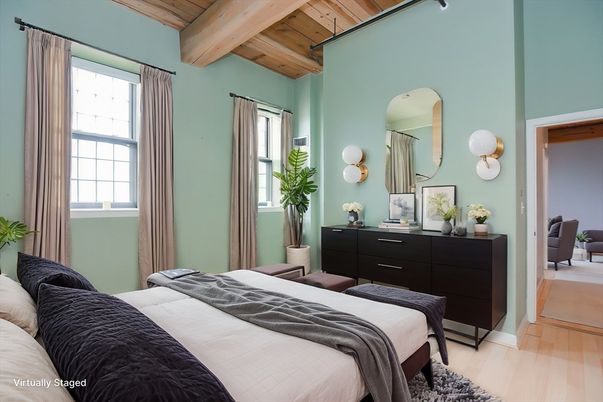 Bedroom, Interior, Wooden Beams, Wooden Ceilings, Wood Texture Flooring