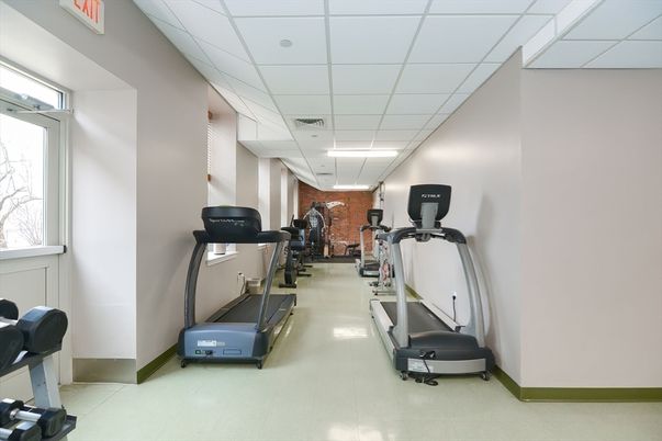 Fitness Equipment, Interior, Recessed Lighting
