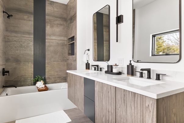 Bathroom, Dual Sink Vanities, Interior