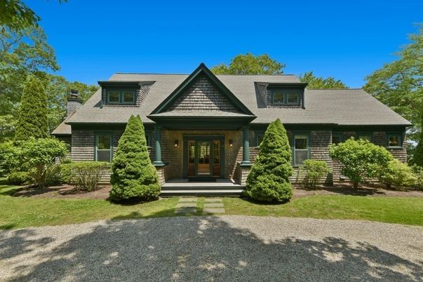 Exterior, Facade, Brick Facade, Cape Cod