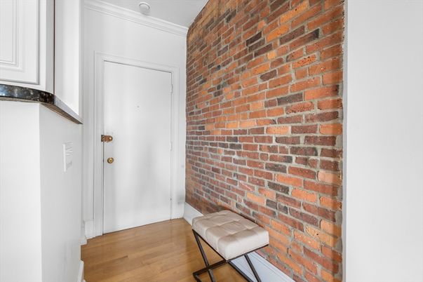 Interior, Stone Walls, Wood Texture Flooring