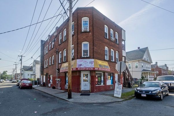 Exterior, Facade, Brick Facade, Condo Building