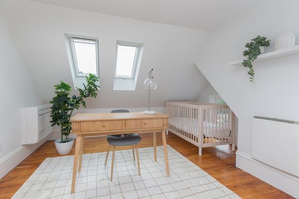 Home Office, Interior, Wood Texture Flooring