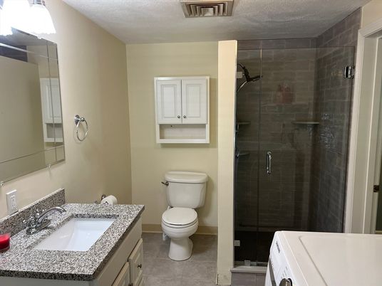 Bathroom, Glass Shower, Interior