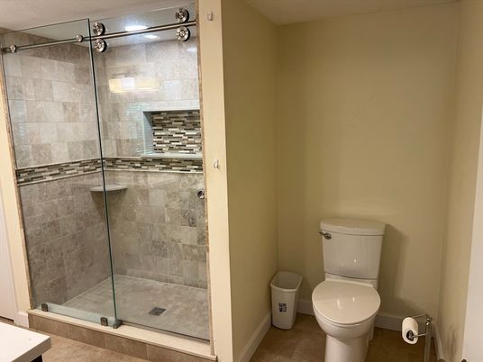 Bathroom, Glass Shower, Interior