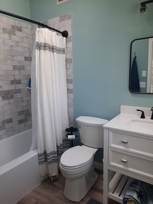 Bathroom, Interior, Wood Texture Flooring