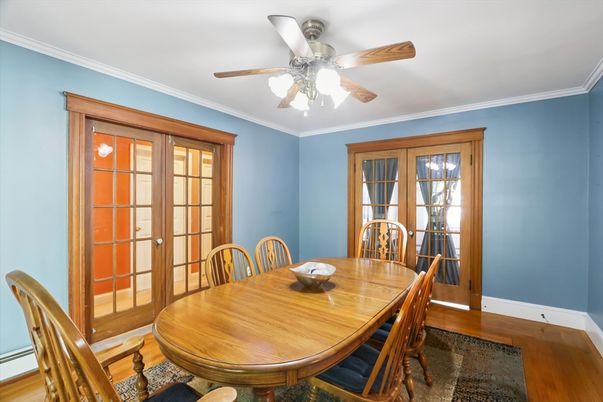 Dining room, Interior, Wood Texture Flooring