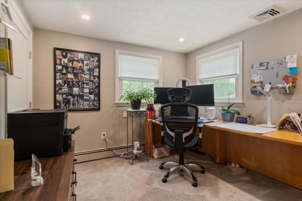 Home Office, Interior, Recessed Lighting