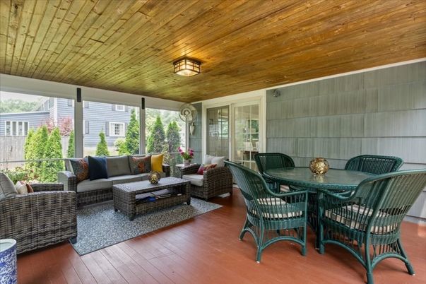 Dining room, Exterior, Wooden Ceilings, Wood Texture Flooring