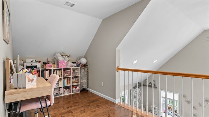 Home Office, Interior, Wood Texture Flooring