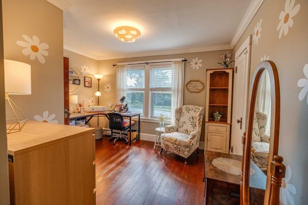 Home Office, Interior, Wood Texture Flooring