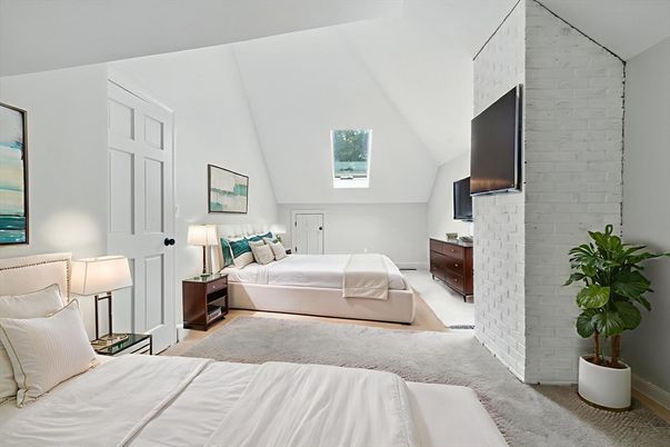 Bedroom, Fireplace, Interior, Stone Walls