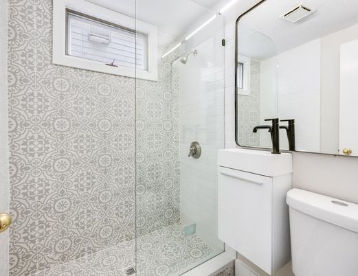 Bathroom, Glass Shower, Interior