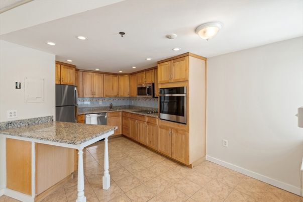 Interior, Kitchen, Recessed Lighting, Stainless Steel Appliances