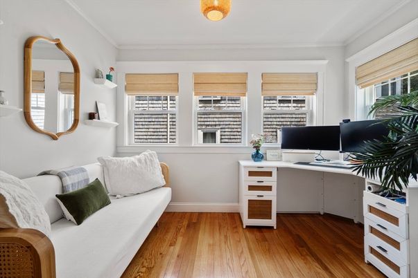 Home Office, Interior, Wood Texture Flooring
