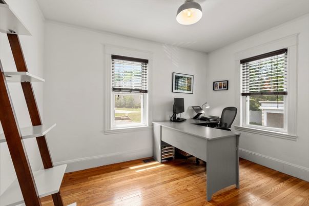 Home Office, Interior, Wood Texture Flooring