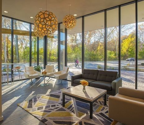 Interior, Living room, Pendant Lights, Recessed Lighting, Sun Room