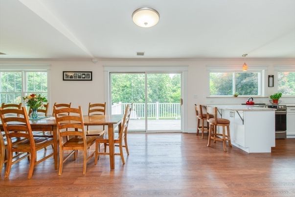 Dining room, Interior, Wood Texture Flooring